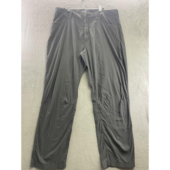 Eddie Bauer Men’s Gray Slim Fit Straight Flex Fleece Chino 36X30 - Picture 1 of 8